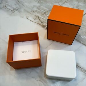 AUTH HERMES X APPLE Watch Box Set - 1 Orange Box & 1 White Box- Great for Travel